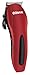Conair Cord/Cordless Rechargeable 22-piece Haircut Kit; Home Hair Cutting Kit; Red