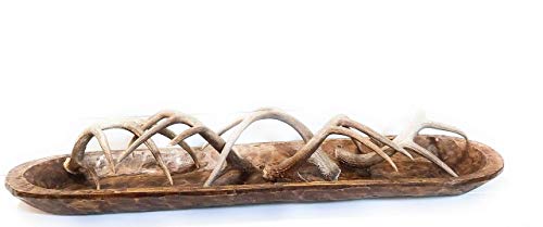 Extra Large Wood Dough Bowl- Extra Long Wood Decorative Bowl- The Big Bend