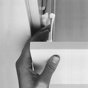 Pair of child cuboard safety latches for doors and drawers by UK Kitchens