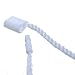 BCP Pack of 950 Pcs Hang Tag Nylon Rope String Snap Lock Pin Loop Tie Fasteners (White)