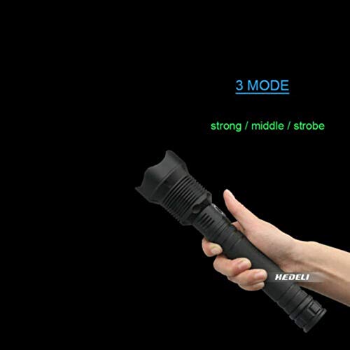 led Flashlight 90000 lumens Most Powerful 26650 USB Torch xhp70 xhp50 Hunting (P70 Flashlight) - Thumbnail 6