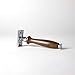 Artisan Form Wooden Single Blade Safety Razor, Double Edge for Close Shave, Rosewood
