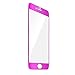 iPhone 6 Plus Screen Protector,iPhone 6S Plus Screen Protector, Ballistic Tempered Glass + Metal Frame to Full Coverage F-color™ Maximum Screen Protection 0.3mm 9H 2.5D HD,Rose Red