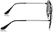 Ray-Ban Rj9506S Metal Aviator Sunglasses, Matte Black/Blue Flash, 50 mm