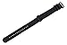 PerFit® ZULU4 Ballistic Nylon Watch Strap + Spring Bars, Field Ready/Fashion Forward, Lifetime Guarantee, Choose Color/Size(18mm,20mm,22mm,24mm,26mm), Black-Ops/Brigade Black, 22mm