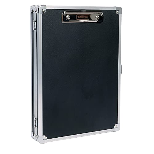 Vaultz Locking Storage Clipboard for Letter Size Sheets, Key Lock, Black (VZ00151) Pricepulse