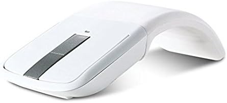 Wireless Mouse 2.4G Portable Optical Slim Noiseless and Silent with Nano Receiver Adjustable DPI Levels for Notebook, PC, Laptop, Computer, Macbook (white)