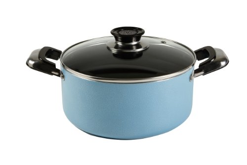 Click Here to See More Images Vinaroz VAN-8.5QT-BL Non-Stick Dutch Oven, 8.5-Quart, Blue