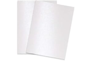 2PBASICS Shine PEARL White - Shimmer Metallic Paper - 8.5 x 11-32/80lb Text (118gsm) - 200 PK