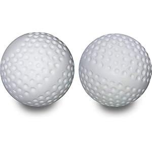 SPRIDE Solid Plastic Turf Hockey Ball – White , Pack of 2