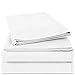Egyptian Luxury Hotel Collection 4-Piece Bed Sheet Set - Deep Pockets, Wrinkle and Fade Resistant, Hypoallergenic Sheet and Pillow Case Set - Queen, White