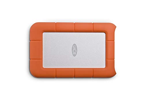 image for LaCie Rugged Mini 1TB USB 3.0 / USB 2.0 Portable Hard Drive + 1mo Adob