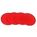 Ellen Tools Set of 4 Red Home Standard Air Hockey Pucks -- Large Size for Adults 2.95 inches, 75mm