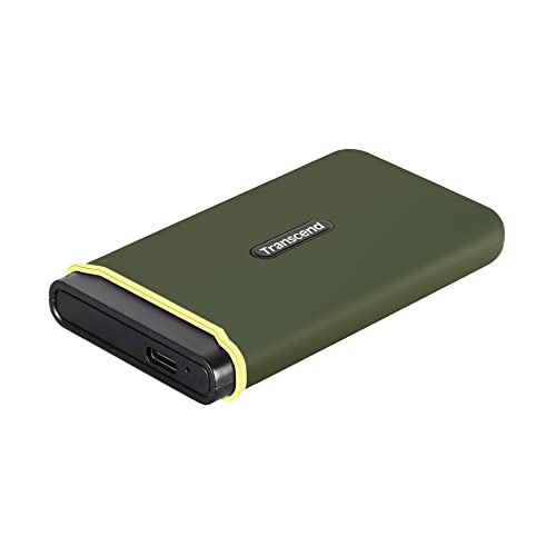 Transcend ESD380C 1TB USB 3.2 Gen 2x2 Portable SSD, Up to 2,000 MB/s, Rugged & Compact External Drive for Laptop, PC, Mac, Gaming & Android TS1TESD380