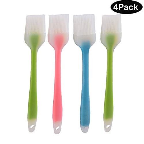 iPstyle Baking Brushes Silicone BBQ Grill Oil Pastry Brush Liquid Oil Pen Cake Butter Bread Pastry Brush BBQ Utensil Safety Basting Brush - Thumbnail 7