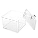 Richboom Clear Acrylic Q-tips Cotton Swabs Holder Cotton Bud & Ball Storage Case - Cosmetic Organizer For Cotton Pads, Cotton Swabs, Q-Tips, Make Up Pads, Cosmetics - For Bathroom & Vanity