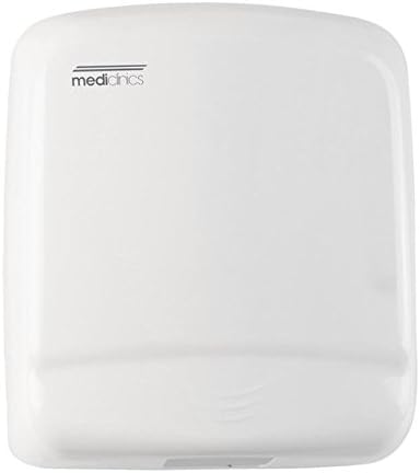 Saniflow M99A Optima Commercial Hand Dryer, White Steel Cover, 110-120V