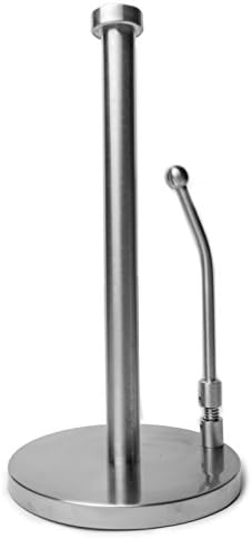 Paper Towel Holder Silver Nickel Chrome For Kitchen Countertop