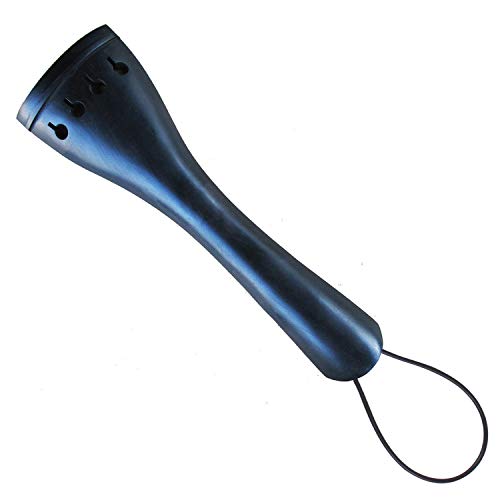 FidgetFidget Double Bass Ebony Tailpiece 4/4 Size Uptright Bass 4 String Hole + Endline Gut - Thumbnail 3