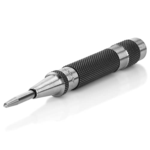 Heavy Duty Automatic Center Punch with Hardened Steel Pack of 2