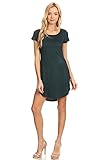 Vibe Sportswear Curved Hem T Shirt Dress