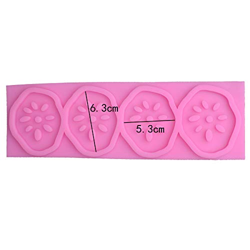 Wnakeli 1Pcs Silicone Cupcake Mould Reusable Kitchen Lotus Root Pattern Baking Dessert Mold Decorating Tool Home Party Wedding - Thumbnail 4