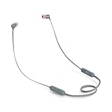 JBL T110BT Wireless in-Ear Headphones Three-Button Remote Microphone (Gray)