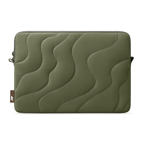 tomtoc Gesteppte Laptop Tasche Hülle für 15-Zoll Neu MacBook Air M5/A3448 (2026), M4/A3241 (2025), M3/A3114, M2/A2941, 15 Zoll Microsoft Surface Lapto