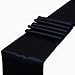 Parfair Dessin Satin Table Runners 12 x 108 inch for Wedding Banquet Halloween Party Decoration, Bright Silk and Smooth Fabric Party Table Runner - Black ...
