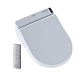 Toto SW2047T20#01 Washlet C200 Connect+ D-Shape Bidet Toilet Seat with PreMist, Cotton