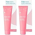 Frida Mom Nipple Cream, No-Mess Nipple Balm Moisturizer for Hydration, Gentle for Baby & Mom, 1.5fl oz (Pack of 2)