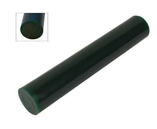 Wax Ring Tube - Dark Green Large Round Solid Bar Hard Carvable Jewelry Ring Making Lost Wax Casting (RS-3)