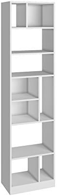 Manhattan Comforts Valenca Bookcase 4.0, White