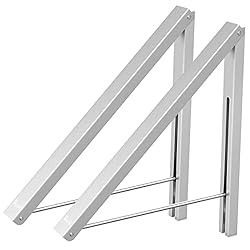 Anjuer Wall Mounted Drying Rack Clothes Hanger