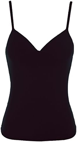 HONFON Womens V Neck Camisole Tops Modal Built-in Bra