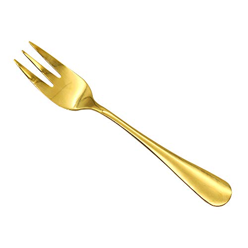 Dylan-EU Tafelvorken roestvrij staal dessertvorken 8 stuks gouden kleine taartvorken party tafeldecoratie vorken worden… - Image 6