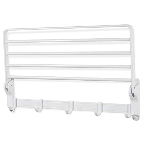 brightmaison Clothes Drying Rack Wall Mounted Folding Adjustable