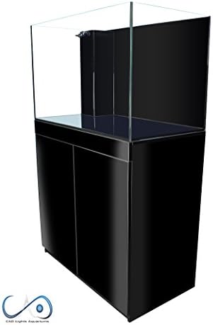 CAD Lights 68 Gallon Versa Series Aquarium(Total 98 Gallon)-Black Cabinet