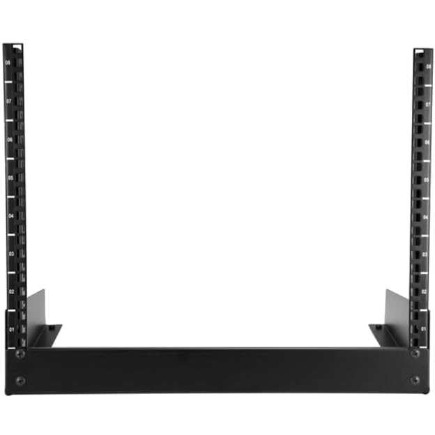 StarTech.com 2-Post 8U Desktop Server Rack, Small
