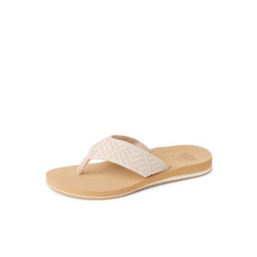 REEF Womens Sandals, Spring Woven, Warm Sand, 5