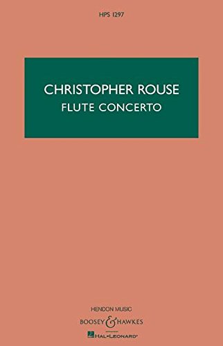 FLUTE CONCERTO - STUDY SCORE - HAWKES POCKET SCORE SERIES - HPS 1297