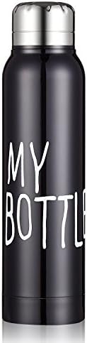 Andygogo Slim Vacuum Insulated Stainless Steel Water Bottle, Double Walled,10 oz, Two Colors, Perfect for Gifts (My Mr.Black)