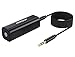 Mpow Ground Loop Noise Isolator for Car Audio and Home Stereo System with 1 Meter (3.3Feet) Extended 3.5mm Audio Cable, Black