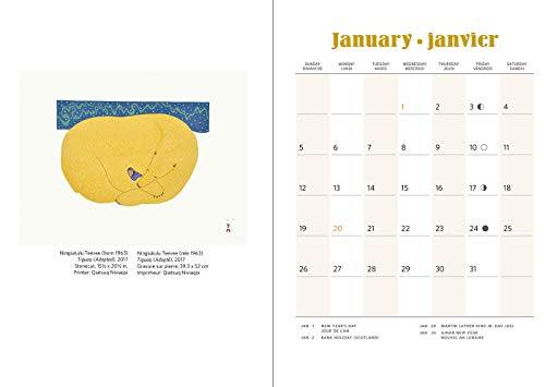 Inuit Art: Cape Dorset 2020 Engagement Calendar (English and French Edition)