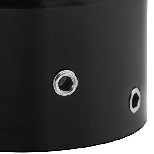 PBYMT Black Front Axle Nut Cover Cap Compatible for Harley Davidson Softail Electra Road King Street Glide Sportster 2002-2020