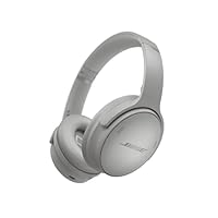 Bose QuietComfort Headphones - Wireless Bluetooth Headphones, Active Over Ear Noise Cancelling and Mic, USB-C Charging, Deep Bass, Up to 24 Hours of Playtime, Moonlight Grey - Limited Edition Color