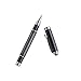 Carbon Fiber Ballpoint Pen in Gift Box - Smooth Black Ink Rollerball Writing, Timeless Executive Design for Business and Professionals, High Gloss CF Weave, Cool Pen and Classy Gift for a Man or Woman