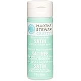 Martha Stewart Crafts Multi-Surface Satin Acrylic Craft Paint in Assorted Colors (2-Ounce), 32012 Beach Glass