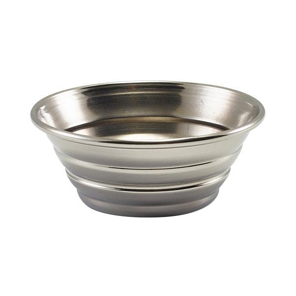 GenWare Stainless Steel Ribbed Ramekin 1.5oz / 43m, lRAMSTR115, Pack of 24
