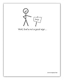 Guajolote Prints Well That's Not a Good Sign Funny Paper Notepad